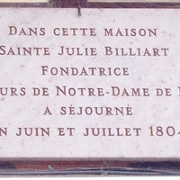 Plaque commémorative à Saint-Valery
